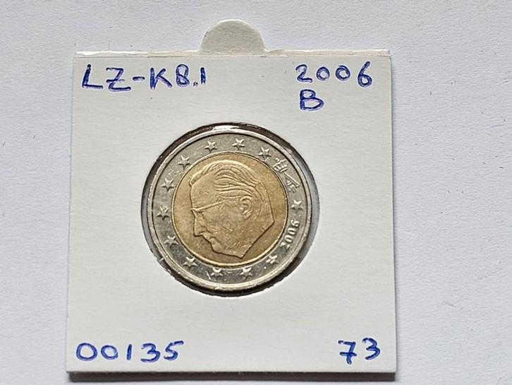 2-euromunt België (B) 2006 Koers LZ-K8.1, Postzegels en Munten, Munten | Europa | Euromunten, Losse munt, 2 euro, België, Ophalen of Verzenden