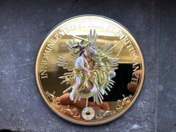 Civitas Vaticana - 320 gr copper, proof, coloured & gilded beschikbaar voor biedingen