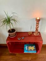 Houten rood kratje jaren ‘60, Verzamelen, Retro, Ophalen
