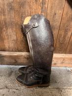 Croco lak rijlaarzen Derby bruin, Dieren en Toebehoren, Ophalen of Verzenden, Gebruikt, Dressuur, Schoeisel