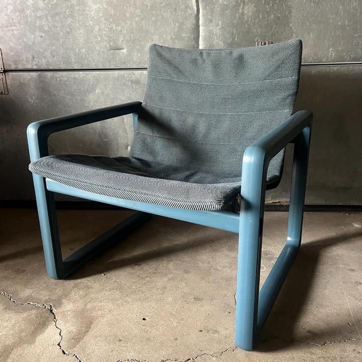 OPRUIMING Ypsilon fauteuils Just Meijer voor Kembo jaren 70, Huis en Inrichting, Fauteuils, Gebruikt, Kunststof, Metaal, Stof