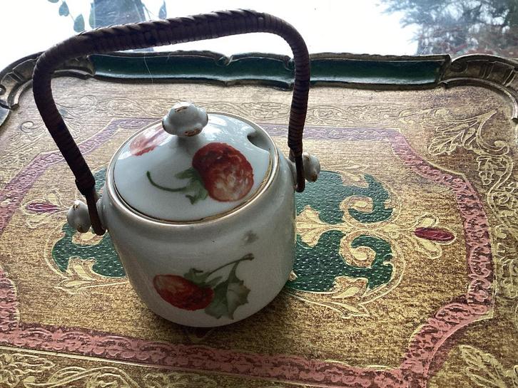 Vintage jampot, Antiek en Kunst, Antiek | Keramiek en Aardewerk, Ophalen of Verzenden