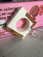 Zsiska Ring Vierkant Nieuw Maat S, Kunststof, Verzenden, Wit, Nieuw