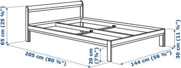 IKEA Neiden bedframe 140x200 - Prima staat! - afbeelding 1