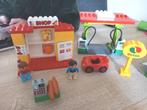 Lego Duplo benzinestation- 6171, Kinderen en Baby's, Speelgoed | Fisher-Price, Ophalen of Verzenden, Zo goed als nieuw