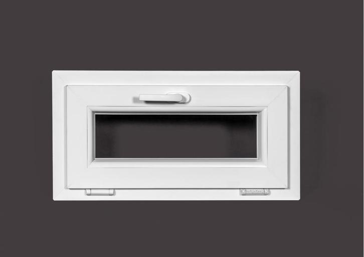 Kunststof kiepkozijn b70 x h40 RAL 9016, Doe-het-zelf en Verbouw, Kozijnen en Schuifpuien, Nieuw, Overige typen, Kunststof, Minder dan 75 cm