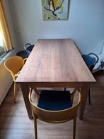 Te koop massief houten tafel 180x90., Huis en Inrichting, Tafels | Eettafels, Ophalen of Verzenden, Rechthoekig, 50 tot 100 cm