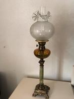 Antieke Olielamp met Marmer en Brons, Antiek en Kunst, Ophalen