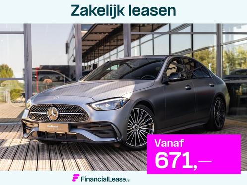 Mercedes-Benz C-klasse 180 AMG Line | MAGNO SELENIETGRIJS |, Auto's, Mercedes-Benz, Bedrijf, Lease, Financial lease, C-Klasse