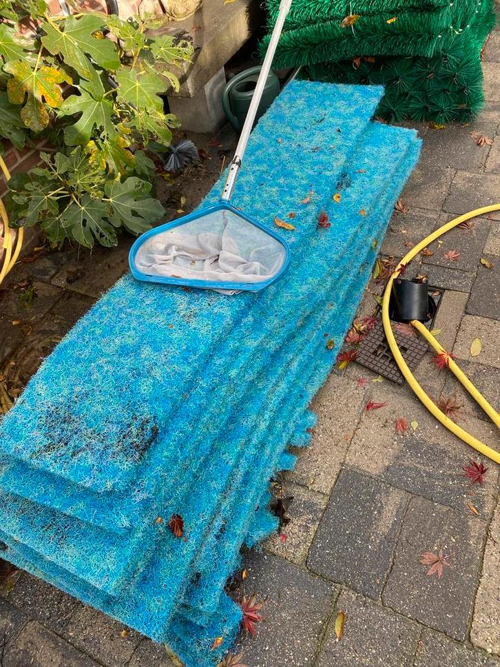 Vijverfilter materiaal: Matten en borstels, Tuin en Terras, Vijver-toebehoren, Gebruikt, Vijverfilter, Ophalen