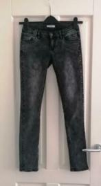Nik & Nik by Nikkie grijs / zwarte jeans met studs 164 26421, Meisje, ., Nik&Nik, Ophalen of Verzenden