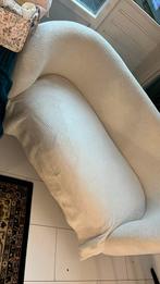 Teddy beige/creme bank 2-zits van beliani met goude poten, Ophalen of Verzenden, Gebruikt, 75 tot 100 cm, Tweepersoons