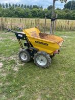 Motorkruiwagen mucktruck dumper, Tuin en Terras, Kruiwagens, Ophalen, Gebruikt