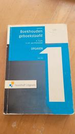 HBO studieboek: Boekhouden geboekstaafd 1 Opgaven, Ophalen of Verzenden, Alpha, Zo goed als nieuw, HBO