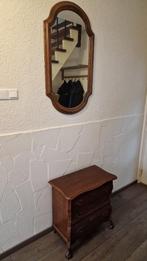 Spiegel + kastje, Huis en Inrichting, Ophalen, Gebruikt, Minder dan 100 cm, Ovaal