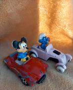 Vintage Mickey Mouse & Smurf Auto's, Ophalen of Verzenden