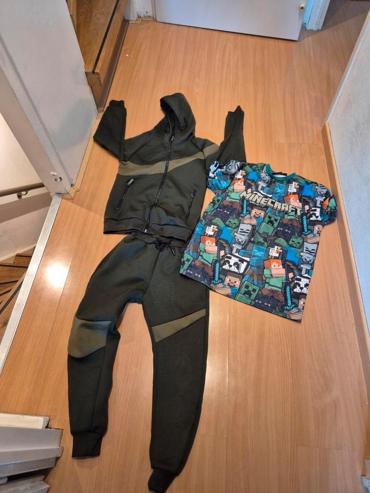 Kinderkleding Set + Minecraft Shirt 152, Kinderen en Baby's, Kinderkleding | Overige, Gebruikt, Jongen of Meisje, Ophalen of Verzenden