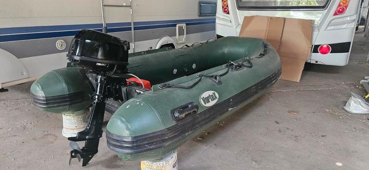 Vortex 3 meter met Mercury 4 pk 4 tact, Watersport en Boten, Rubberboten, Zo goed als nieuw, Overige merken, Airdeck, Minder dan 70 pk