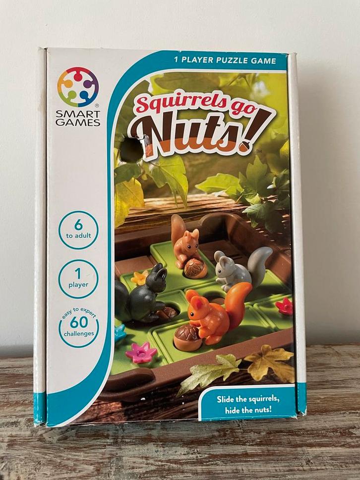 Squirrels go Nuts! Smart Games Denkspel, Hobby en Vrije tijd, Gezelschapsspellen | Overige, Gebruikt, Een of twee spelers, Ophalen of Verzenden