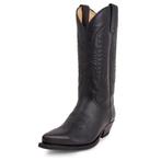 Hoge mat zwarte heren cowboy laarzen / mannen western boots, Verzenden, Nieuw, Zwart, Boots