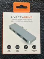 (New) Hyper Drive 4 in 1 Hub voor Surface Go, Ophalen of Verzenden, Nieuw, USB-hub, Tablet