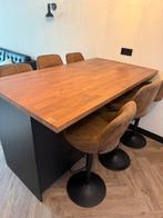 Eettafel/Eiland Bar - Stijlvol & Functioneel, Huis en Inrichting, Tafels | Eettafels, 100 tot 150 cm, Eikenhout, Ophalen of Verzenden