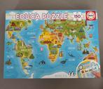 Educa wereldkaart puzzel 150 stukjes 6+, Ophalen of Verzenden, Minder dan 500 stukjes, Zo goed als nieuw