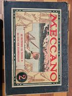 Vintage Meccano Doos 2 & 2a (1916), Hobby en Vrije tijd, Modelbouw | Auto's en Voertuigen, Ophalen of Verzenden, Gebruikt, Overige typen