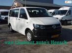 Volkswagen Transporter Kombi VW 9 persoons benzine aardgas B, Auto's, Voorwielaandrijving, Gebruikt, Wit, Bedrijf