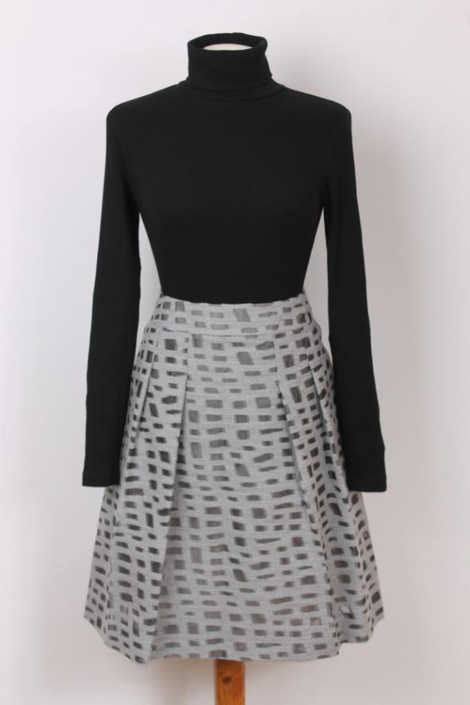 Kerst! Wollen rok van NATAN maat 40 (42), Kleding | Dames, Rokken, Zo goed als nieuw, Maat 38/40 (M), Grijs, Knielengte, Verzenden