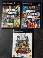 PS2 Set - Grand Theft Auto - GTA San Andreas Vice City III, Avontuur en Actie, Vanaf 18 jaar, 1 speler, Ophalen of Verzenden