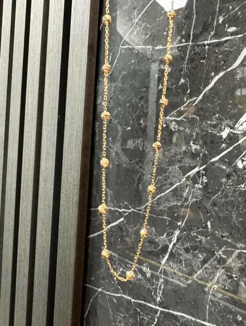Prachtige 14k gouden balletjes ketting, Huis en Inrichting, Stoffering | Behang, Ophalen of Verzenden