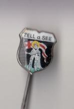 Oostenrijk Zell am See stadswapen speldje, Verzamelen, Gebruikt, Niet vindbaar, Niet vindbaar, Speldje of Pin