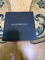 Emporio Armani Horloge Doos - Zwart, Ophalen of Verzenden, Gebruikt, Blauw, Hardcase