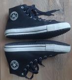 Zwarte leren Converse All Star Maat 45, Zwart, Ophalen of Verzenden, Converse All Star, Sneakers of Gympen