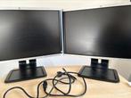 2 HP Compaq LA2205wg Monitors, Computers en Software, Monitoren, Ophalen, Hp, VGA, Gebruikt