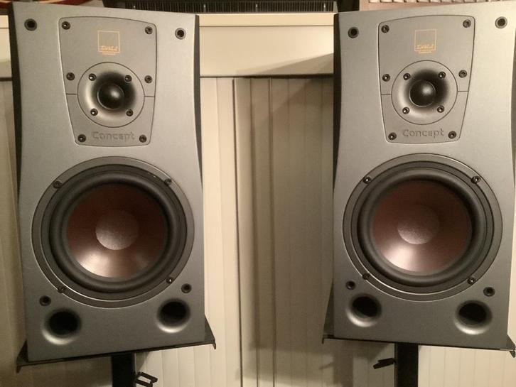 OPGELET! 1SET DALI CONCEPT 2 luidsprekers NIEUWSTAAT!!, Audio, Tv en Foto, Luidsprekers, Zo goed als nieuw, Front, Rear of Stereo speakers