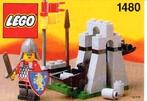 Lego Castle Lion Knights / Crusaders 1480 King's Catapult, Ophalen of Verzenden, Zo goed als nieuw, Complete set, Lego
