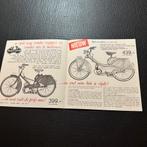 Kaptein-Mobylette Fiets-o-matic 1960 (#8) Bromfiets folder, Verzenden, Gelezen, Folder