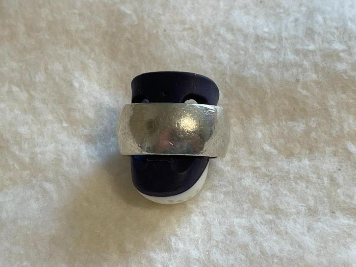 Zilveren ring, gemerkt Mexico, Sieraden, Tassen en Uiterlijk, Ringen, Zo goed als nieuw, Dame of Heer, 18 tot 19, Zilver, Zilver