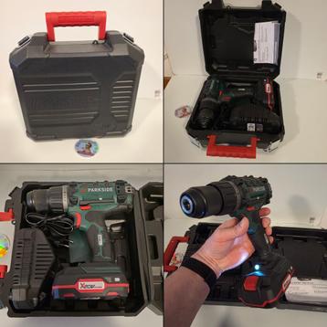 PARKSIDE Electric Drill with Battery and Charger beschikbaar voor biedingen