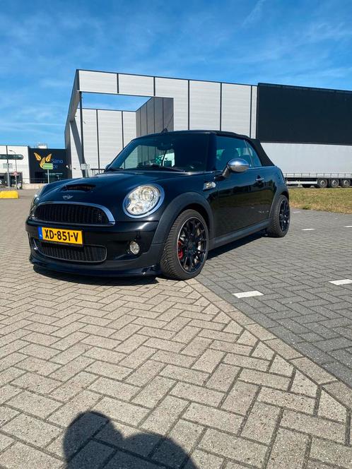 Mini 1.6 Cooper S Cabrio AUT 2009 Zwart, Auto's, Mini, Particulier, Cooper S, Airbags, Airconditioning, Alarm, Bluetooth, Bochtverlichting