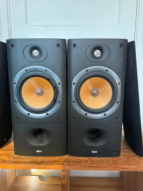 B&W DM602 S3 speakers Black Ash, Audio, Tv en Foto, Luidsprekers, Gebruikt, Front, Rear of Stereo speakers, 120 watt of meer, Bowers & Wilkins (B&W)
