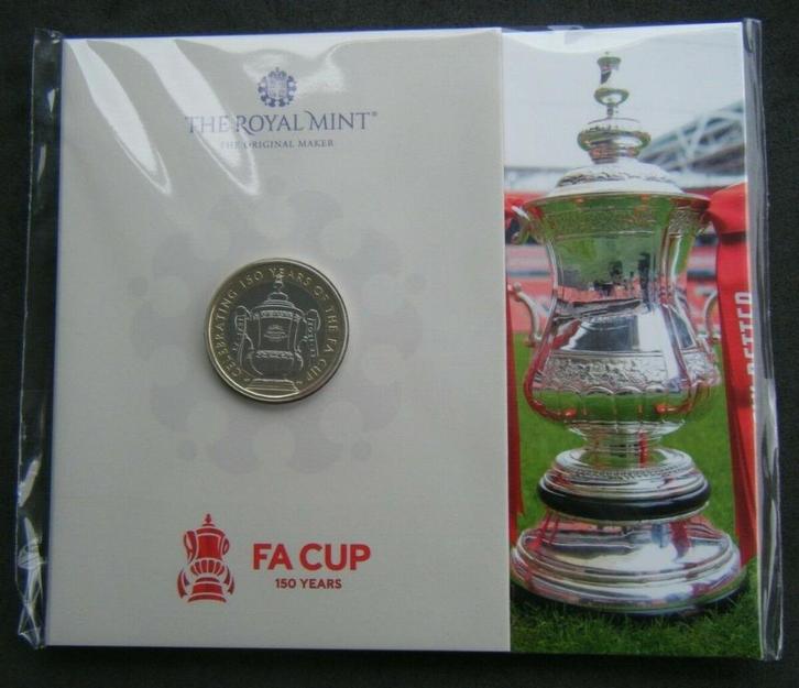The 150th Anniversary of the FA Cup 2022 UK £2, Postzegels en Munten, Penningen en Medailles, Overige materialen, Buitenland, Verzenden