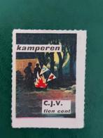 Sluitzegel CJV Christelijke Jongeren Verbond KAMPEREN 10 cen, Verzamelen, Verzenden