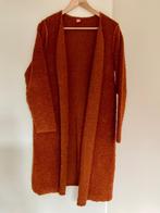 Kyra & Ko  lang vest in bouclestof, Kleding | Dames, Truien en Vesten, Maat 42/44 (L), Oranje, Ophalen of Verzenden, Zo goed als nieuw