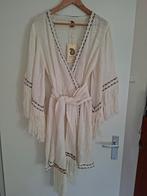 Nieuwe Sumitra Boho Kimono One Size (Past tot 42), Maat 38/40 (M), Beige, Nieuw, Ophalen of Verzenden