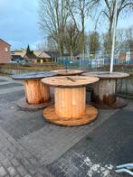 Houten haspel, Ophalen, Gebruikt, Rond, Hout