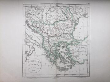 Turkije, Europees deel,Griekenland, F. Delamarche, 1828