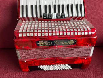 Compacte Pulcini accordeon . 72 bas . 3 korig .  beschikbaar voor biedingen